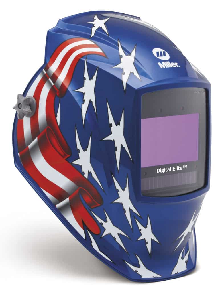 New Miller Digital Elite Helmet Stars and Stripes II 257216 - WeldingPro