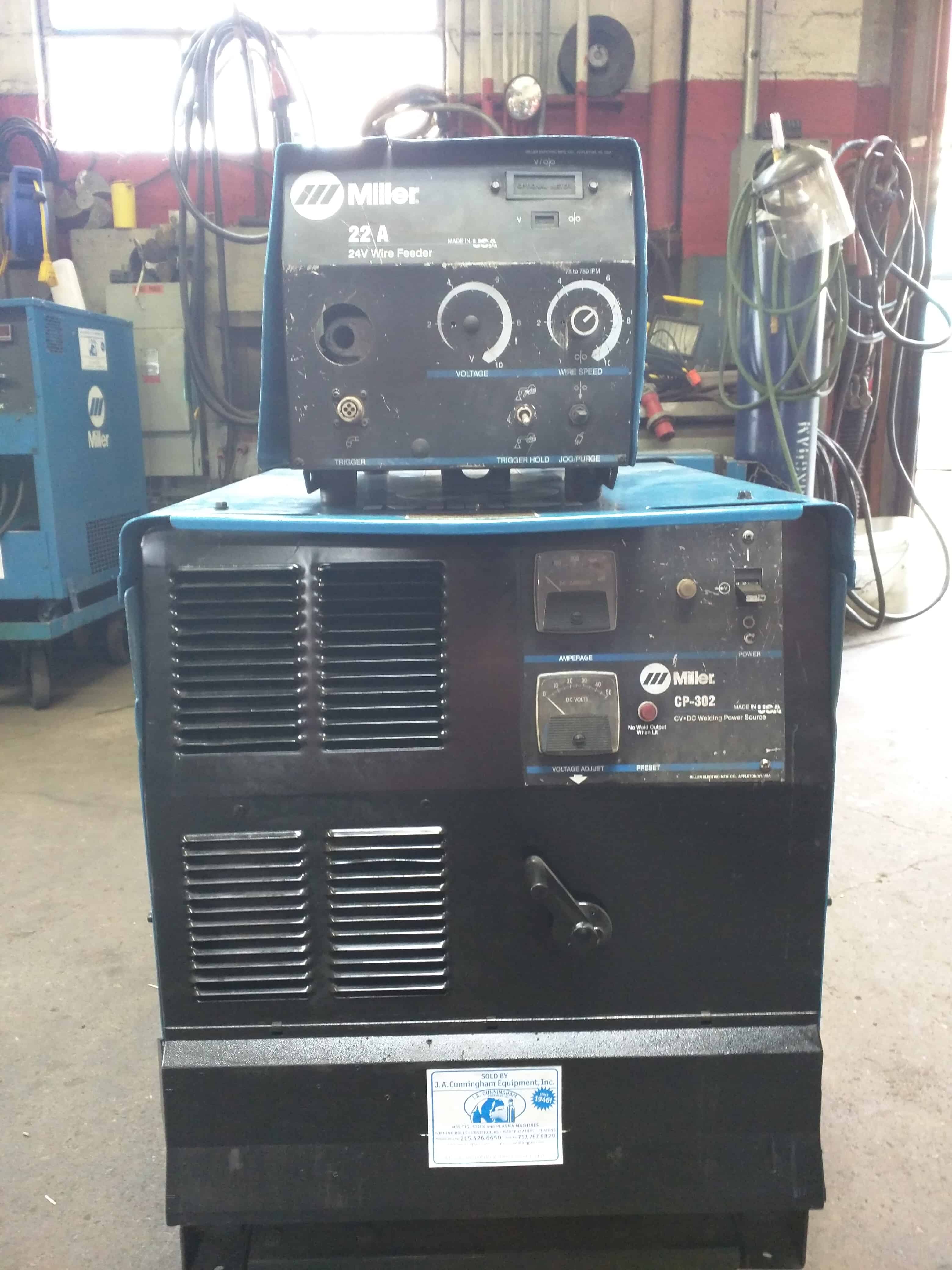 Miller CP-302 & 22A Feeder MIG Welder